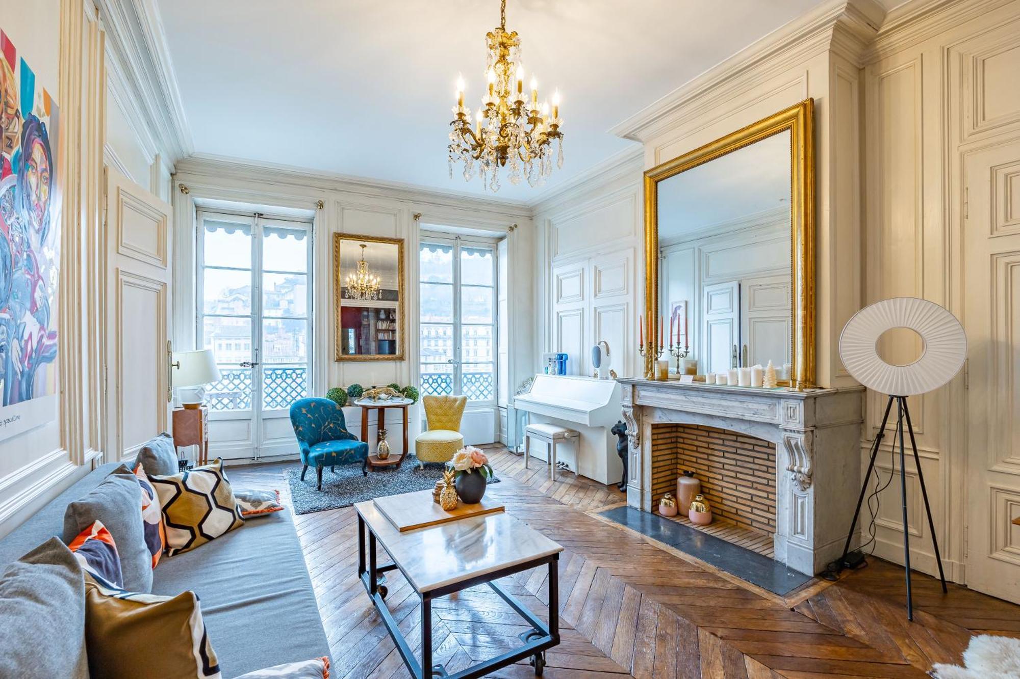 Appartement Haussmannien D'Artiste, Exception, Quai De Saone Balcon+Parking ลียง ภายนอก รูปภาพ